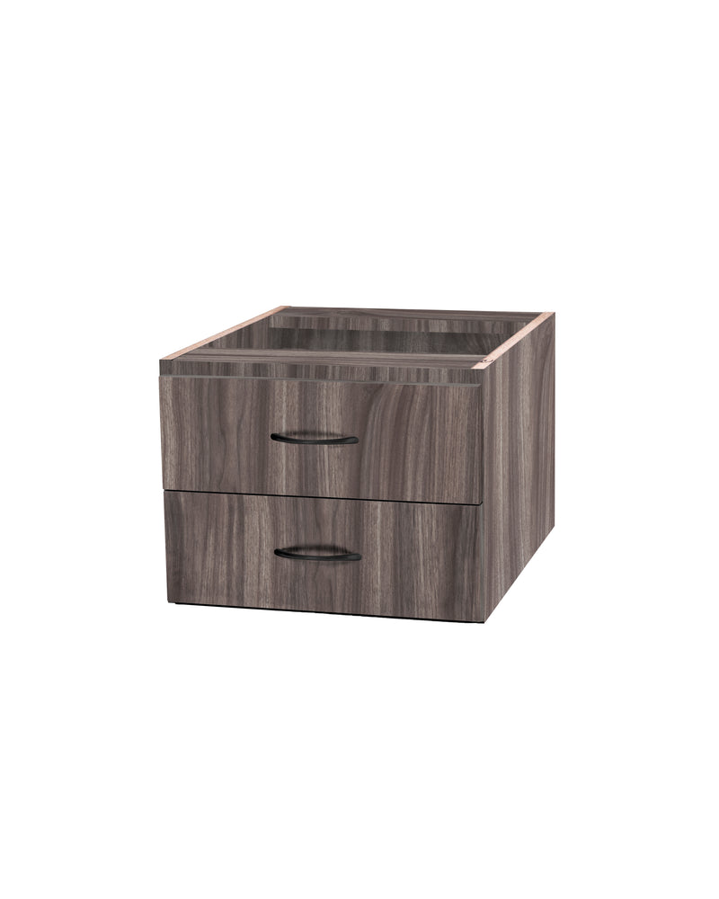 Super110 2 Drawer Fixed pedestal, (NO LOCK)